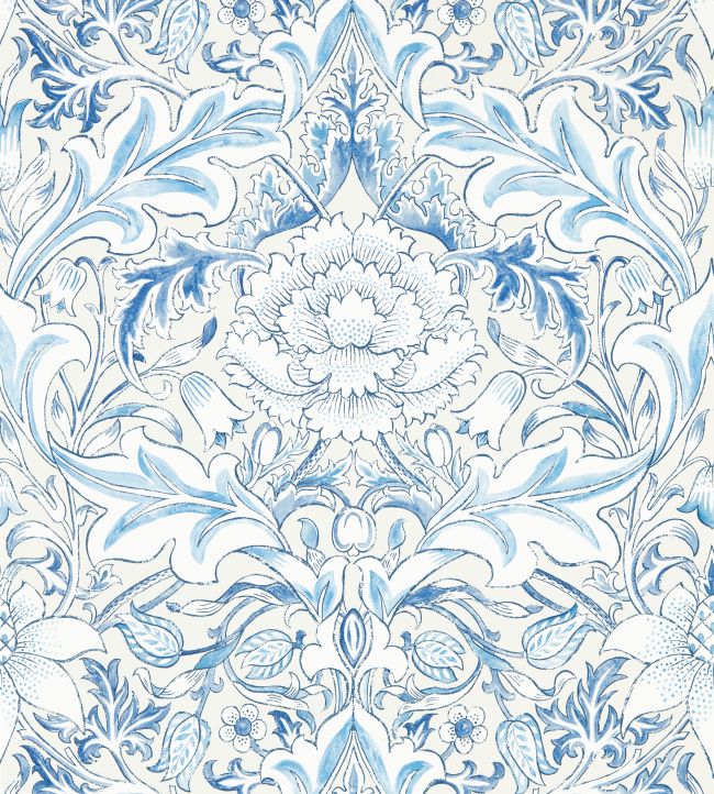 Simply Severn Wallpaper - Woad - 217075 - Morris & Co - Premier Wallcovering