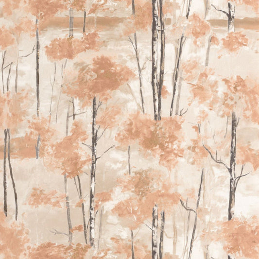 Skandinavia Riverside Wallpaper - Orange Automnal - Casadeco - 89544391 - Premier Wallcovering
