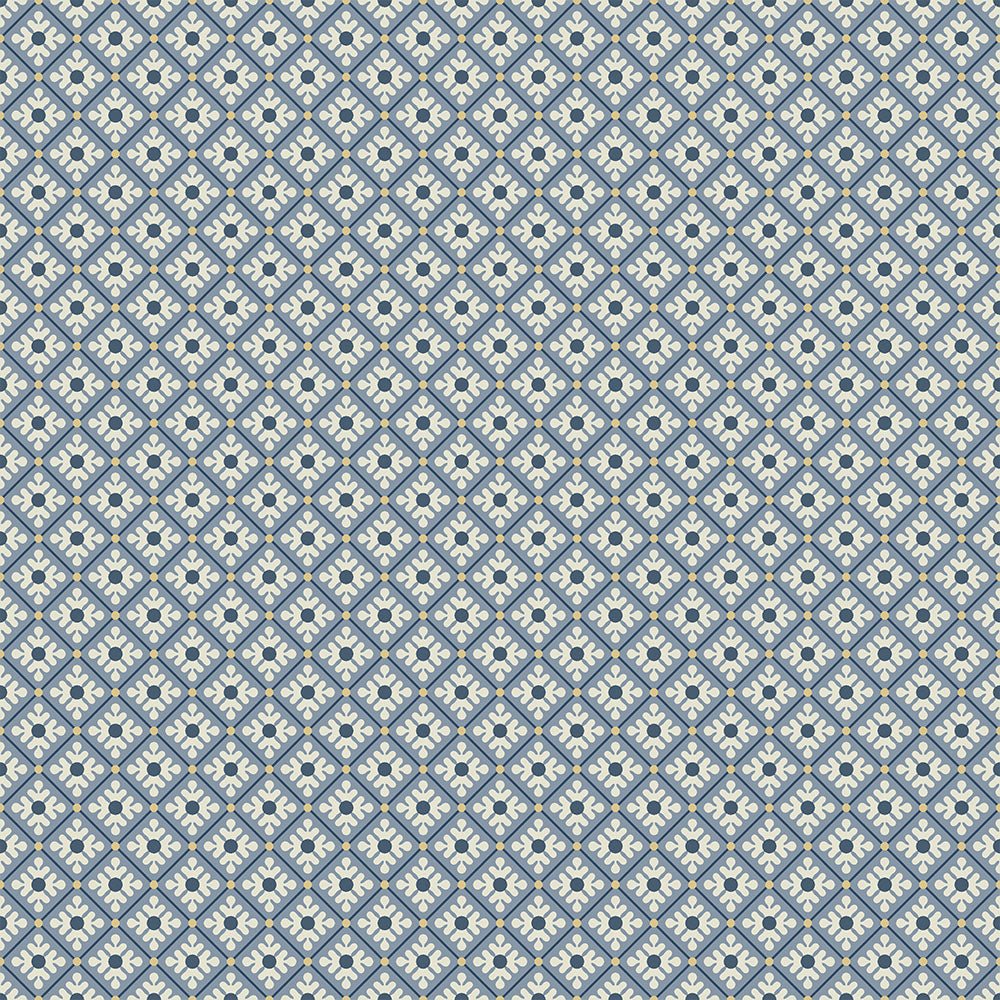Skarhamn Wallpaper - Blue - Midbec - 33024 - Premier Wallcovering