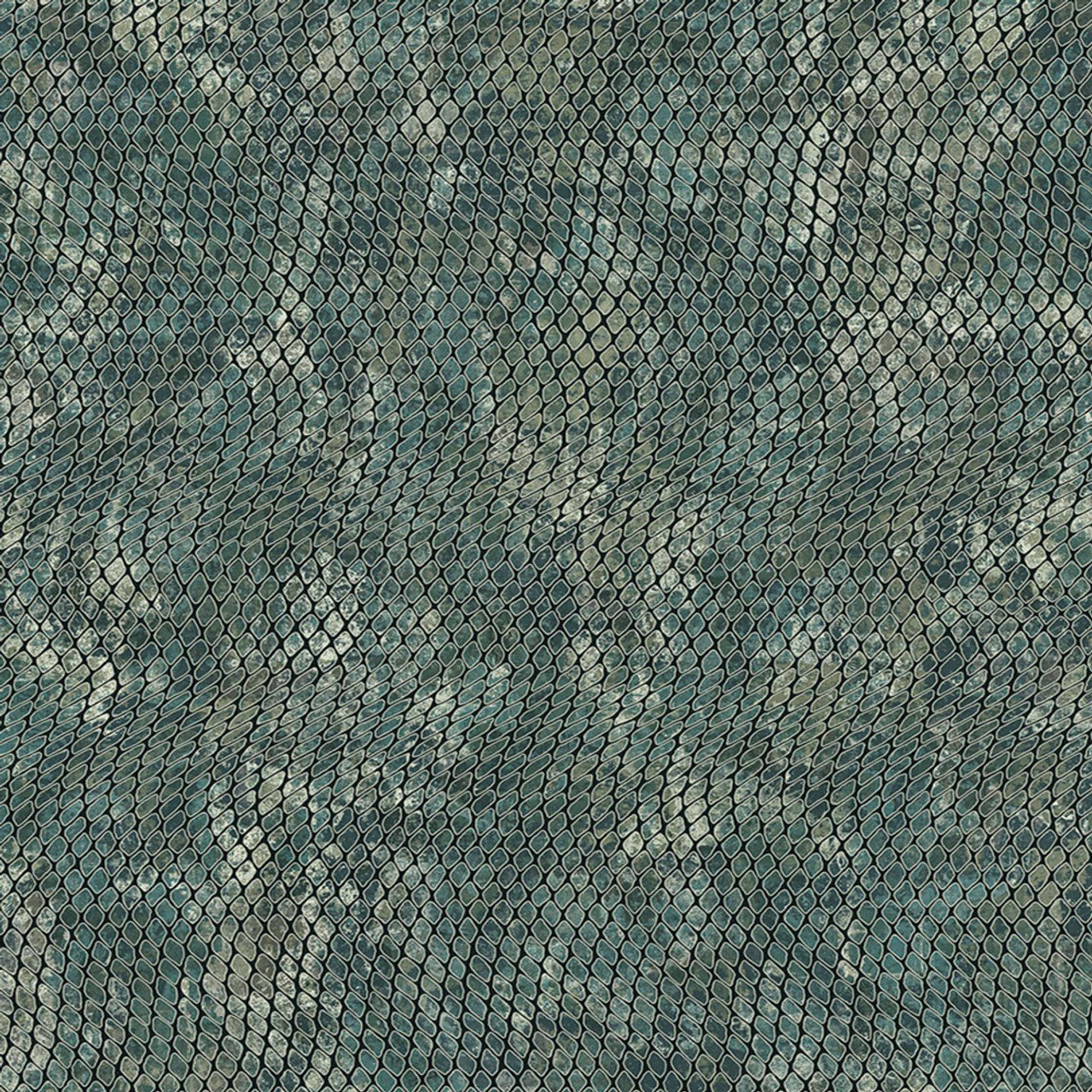 Skin Snake Effect Wallpaper - Green - Eijffinger - 300522 - Premier Wallcovering