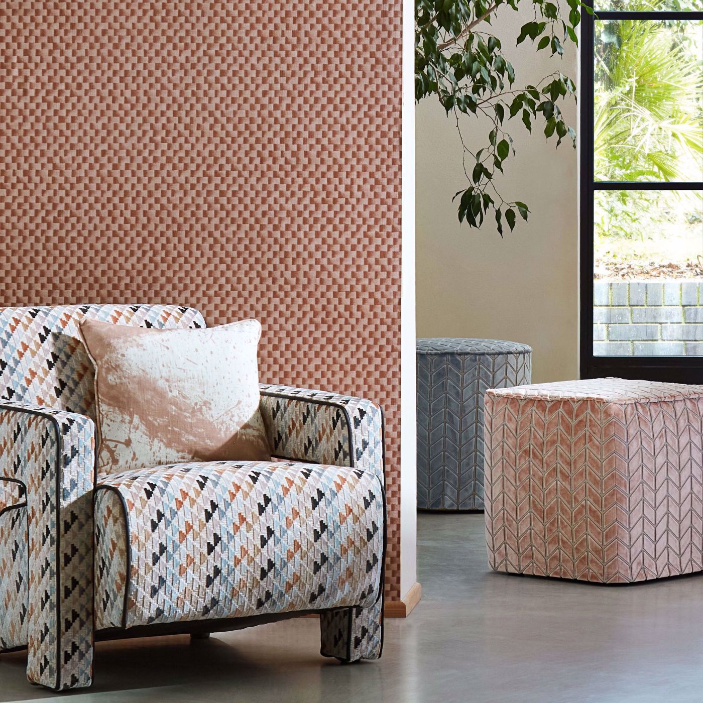 Skiva Wallpaper - Linen - HRWO113090 - Harlequin - Premier Wallcovering