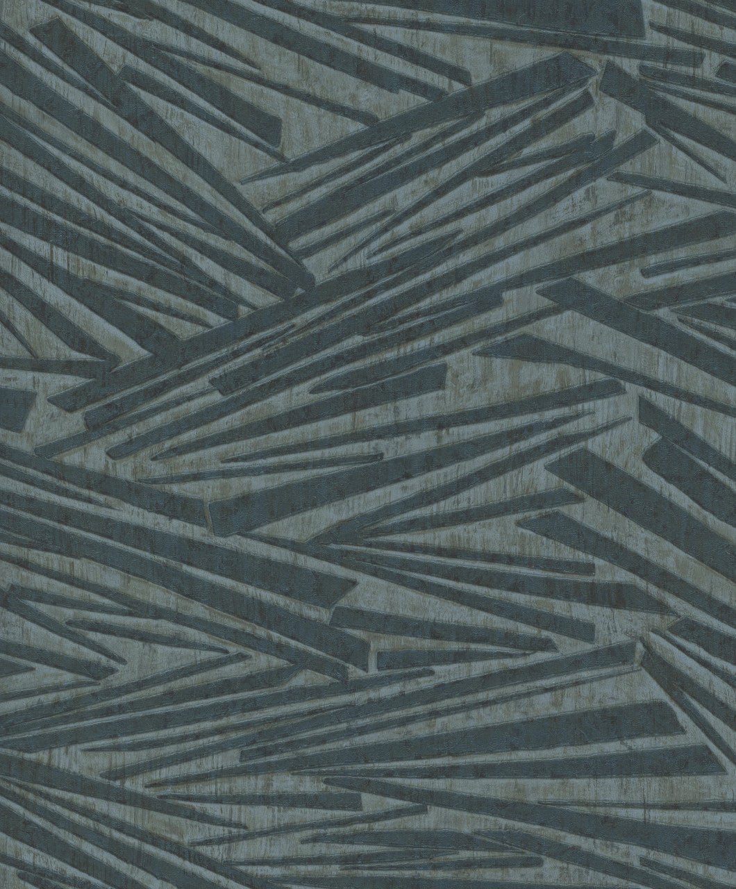 Sky Lounge Abstract Fractal Wallpaper - Petrol Blue - Rasch - 608359 - Premier Wallcovering