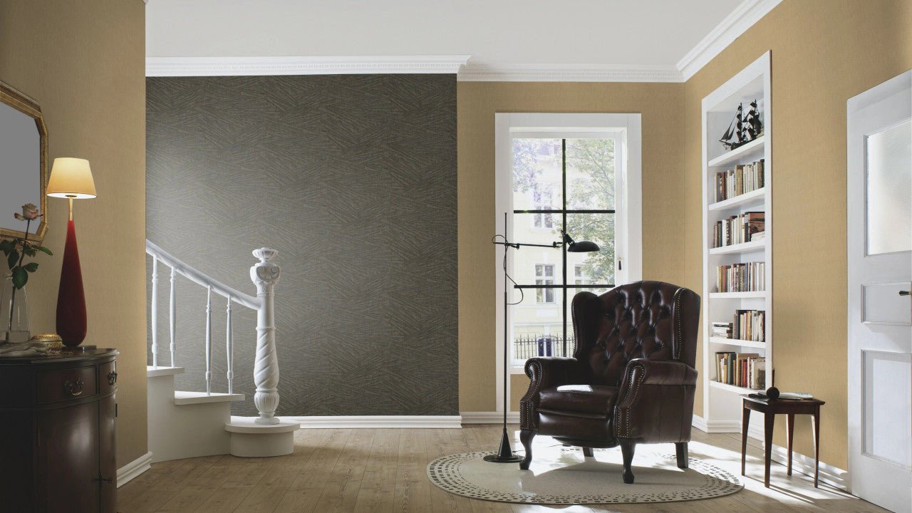 Sky Lounge Abstract Fractal Wallpaper - Anthracite - Rasch - 608366 - Premier Wallcovering