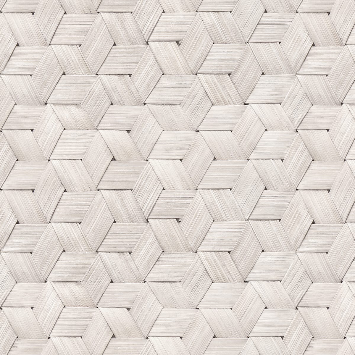 Small Birch Bark Braids Wallpaper - Snow White - Rebel Walls - R18538 - Premier Wallcovering