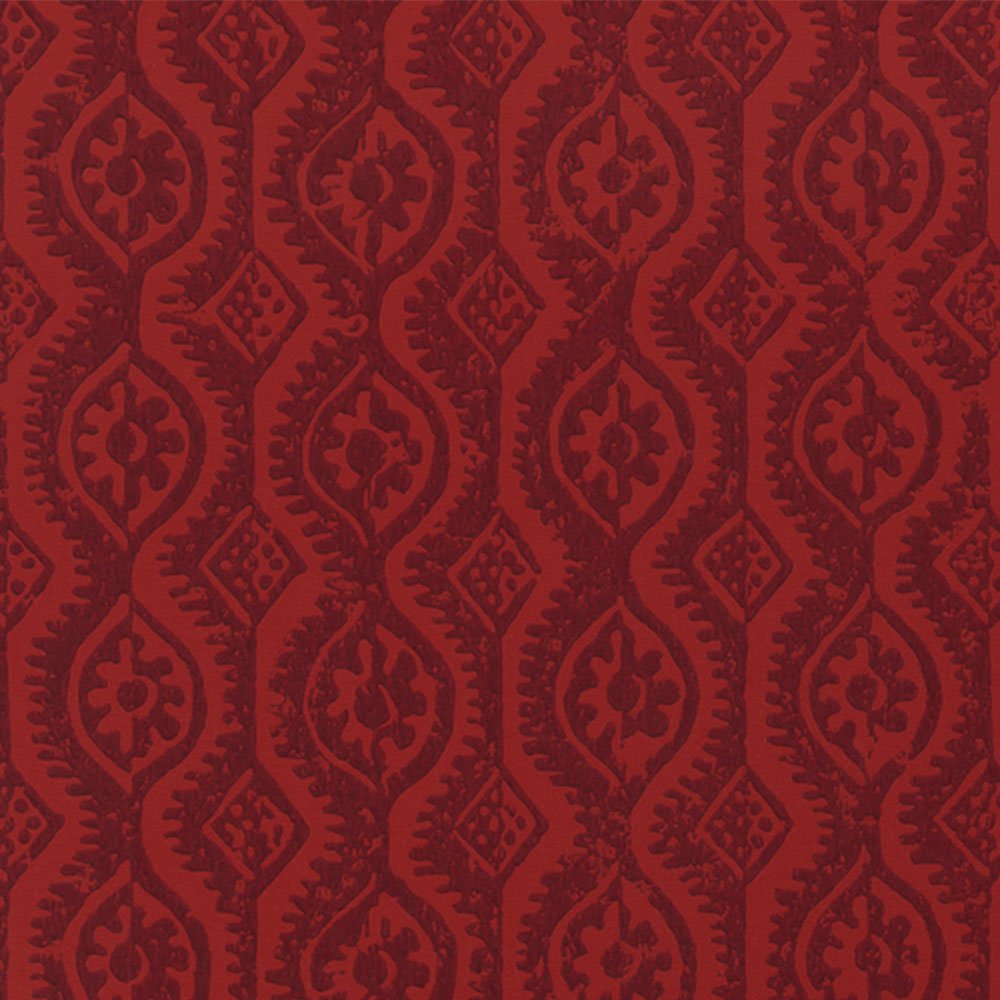 Small Damask Wallpaper - Red - Blithfield - 880-04 - Premier Wallcovering
