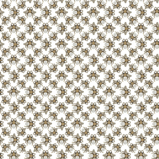 Small Jewel Wings Wallpaper - Diamond White - Rebel Walls - R18568 - Premier Wallcovering