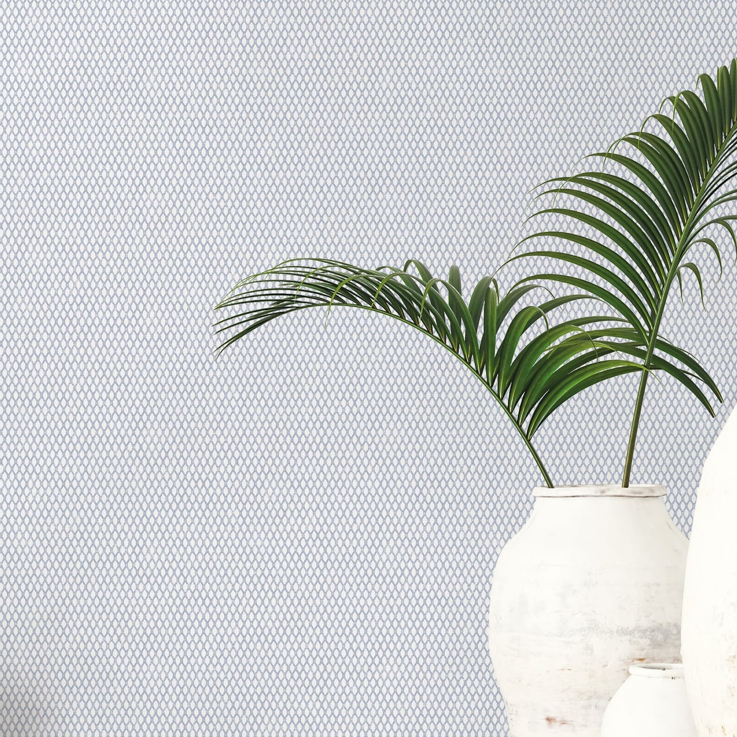 Small Prints Double Links Wallpaper - Navy - Galerie - G56656 - Premier Wallcovering