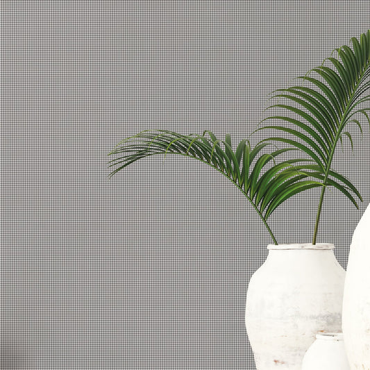 Small Prints Houndstooth Wallpaper - Black - Galerie - G56659 - Premier Wallcovering