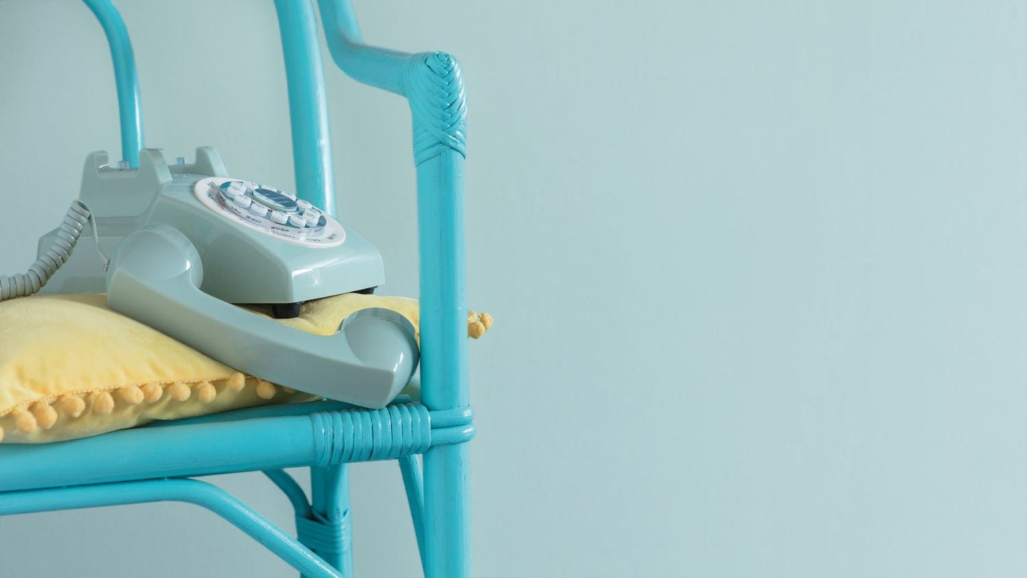 Smile Uni Wallpaper - Bleu Clair - Caselio - 69866000 - Premier Wallcovering