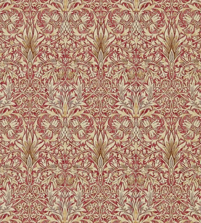 Snakeshead Wallpaper - Madder/Gold - 216426 - Morris & Co - Premier Wallcovering