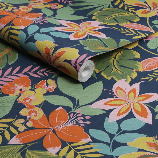 So Exotic Wallpaper - Black - Envy - 118616 - Premier Wallcovering