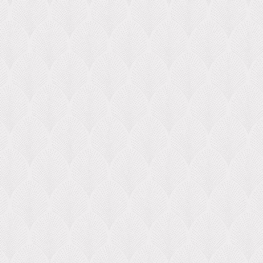 So White Art Deco Wallpaper - Blanc - Casadeco - 28900121 - Premier Wallcovering