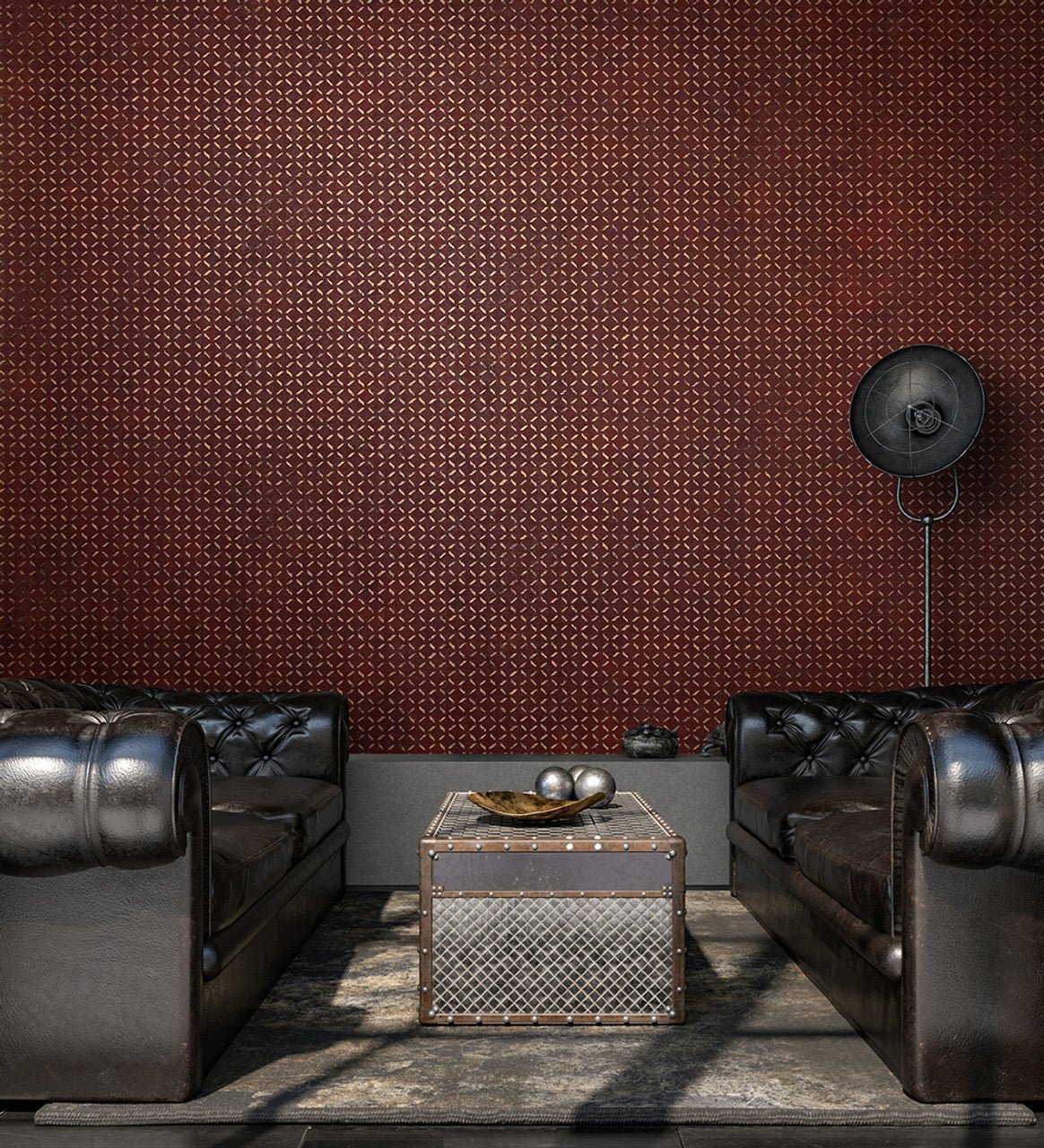 Soho Urban Classics Wallpaper - Antique Red - Hohenberger - 30049 - Premier Wallcovering