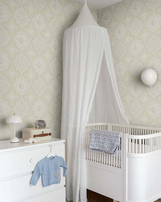 Sol & Måne Wallpaper - Beige/ Gray - Midbec - 29031 - Premier Wallcovering