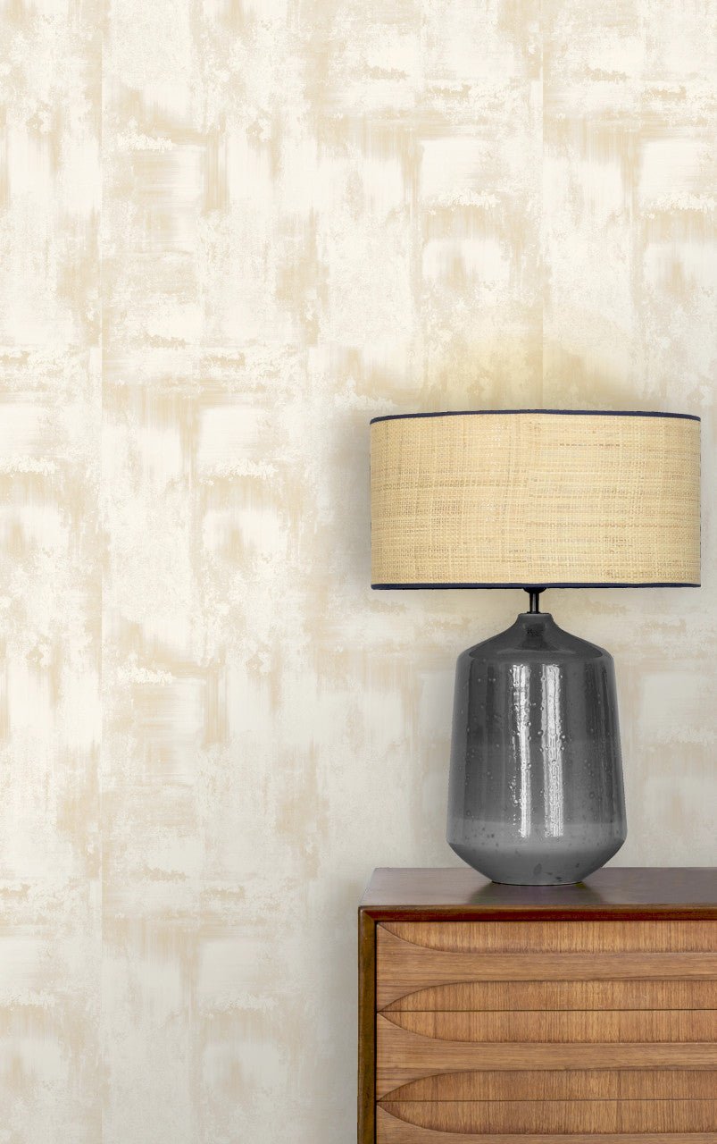 Solara Verona Wallpaper - Oatmeal - Rasch - 538533 - Premier Wallcovering