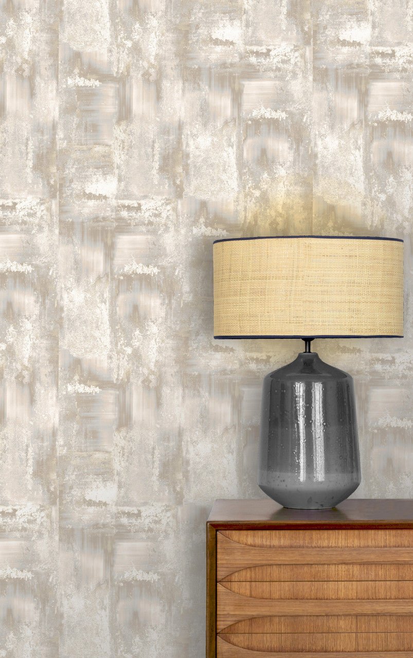 Solara Verona Wallpaper - Taupe - Rasch - 538526 - Premier Wallcovering
