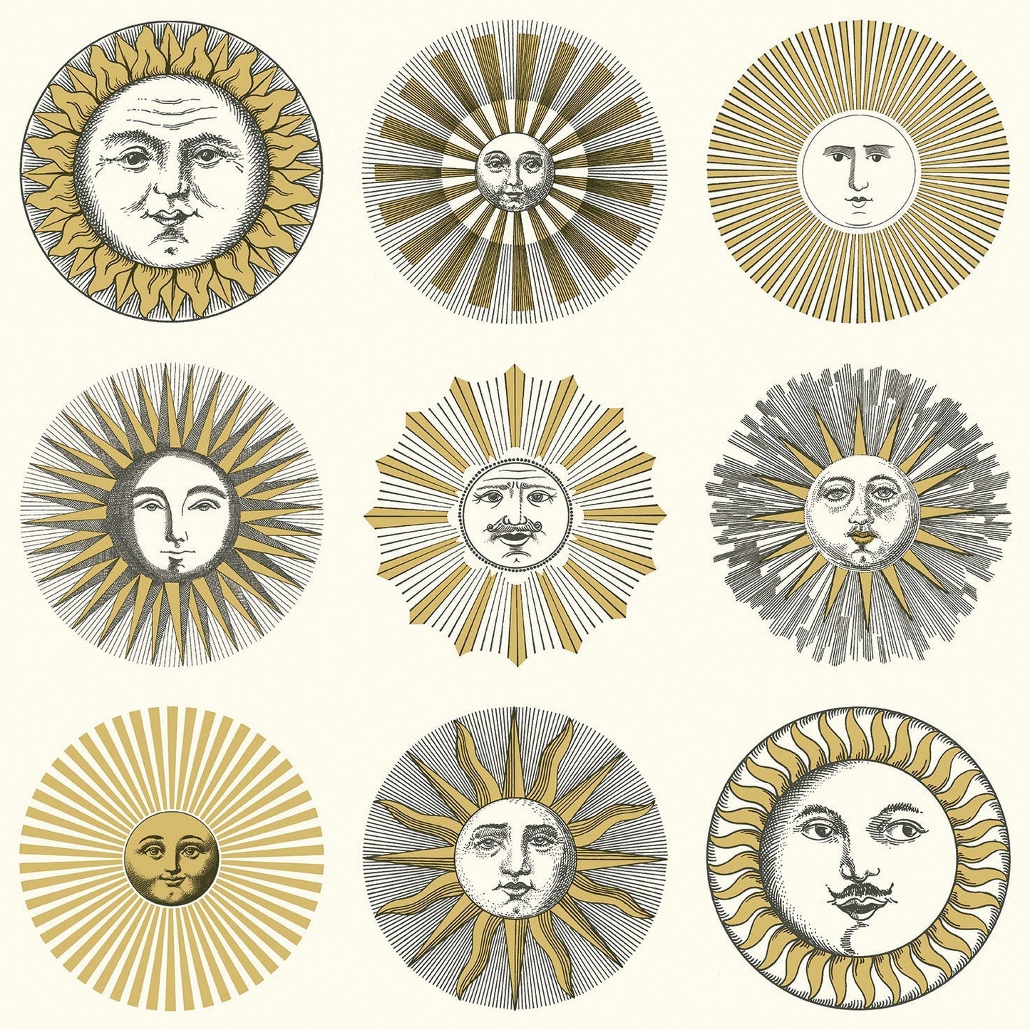 Soli Wallpaper - Cream & Gold - 123/1002 - Cole & Son - Premier Wallcovering