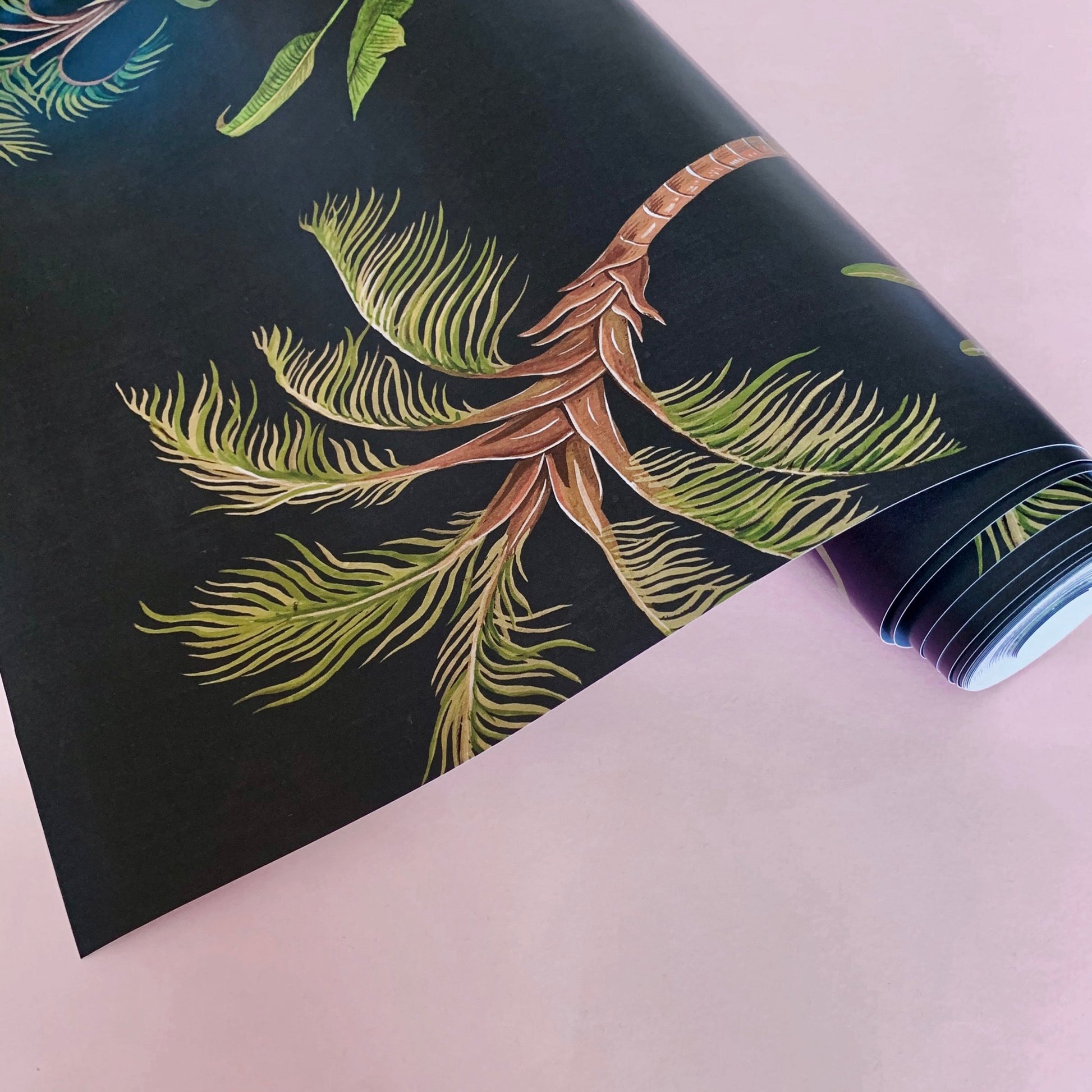 Solitude Wallpaper - Charcoal-Black - Wear The Walls - SOCB894152 - Premier Wallcovering