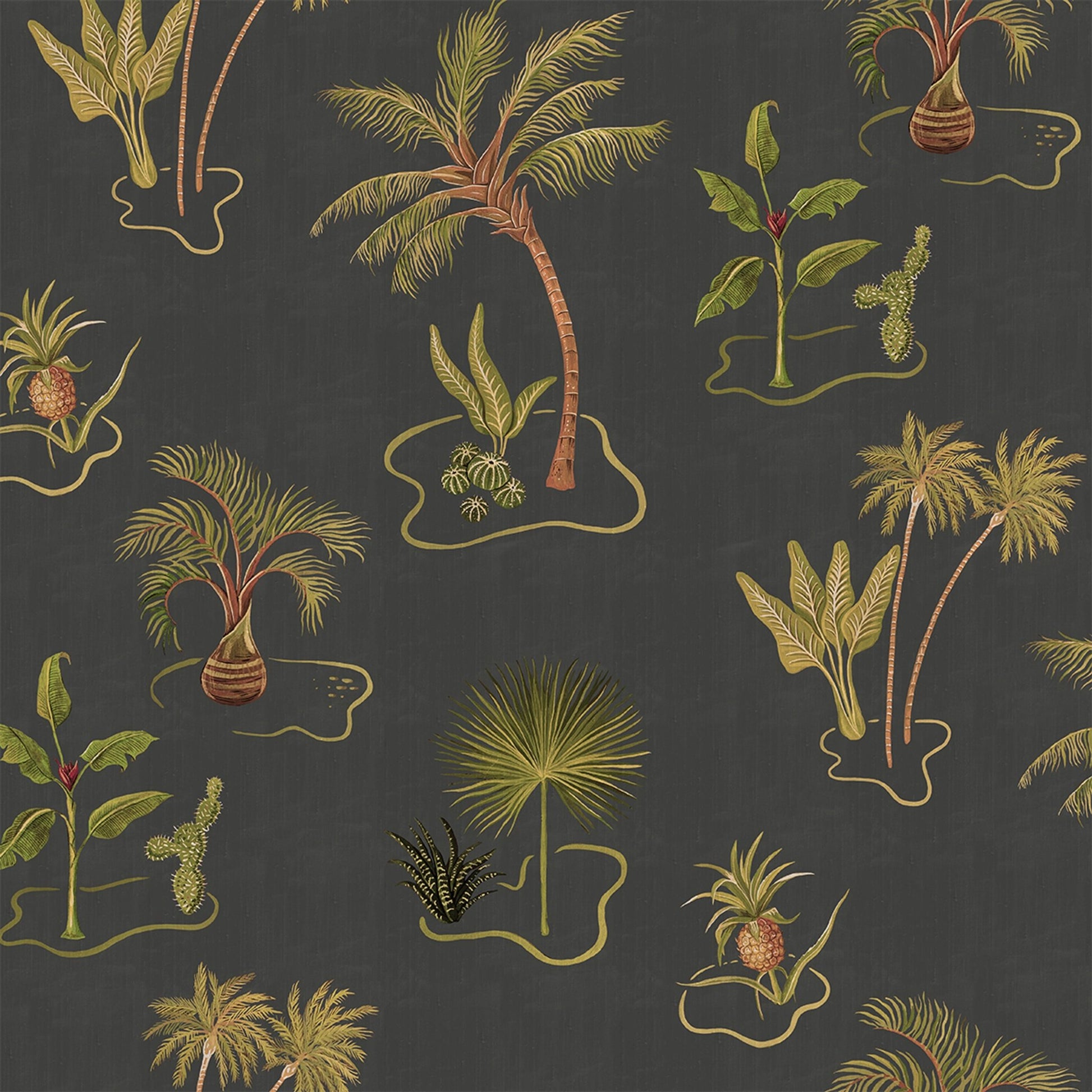 Solitude Wallpaper - Charcoal-Black - Wear The Walls - SOCB894152 - Premier Wallcovering