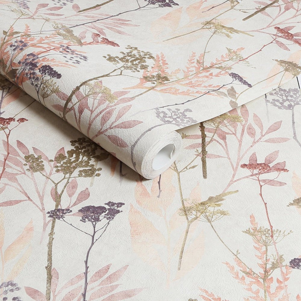 Solstice Wallpaper - Pink - Superfresco Easy - 125061 - Premier Wallcovering