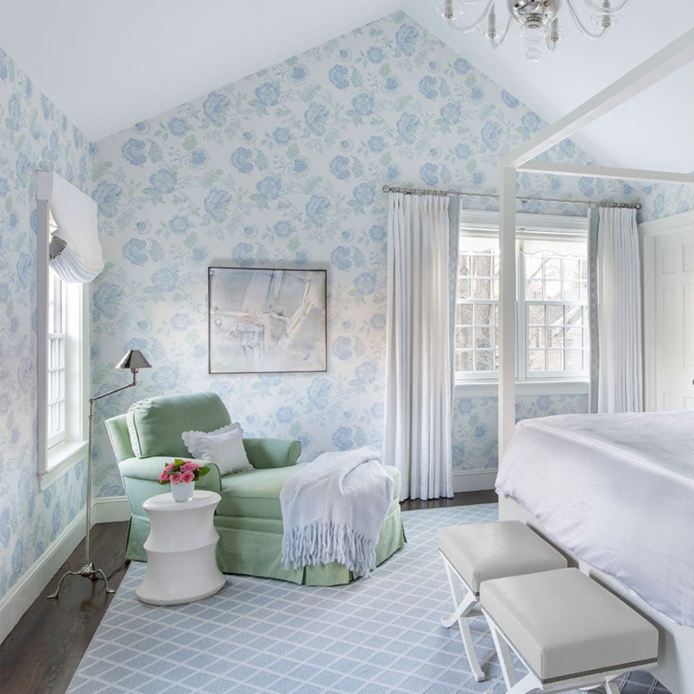 Somerset Wallpaper - Ocean - Blithfield - 689-02 - Premier Wallcovering