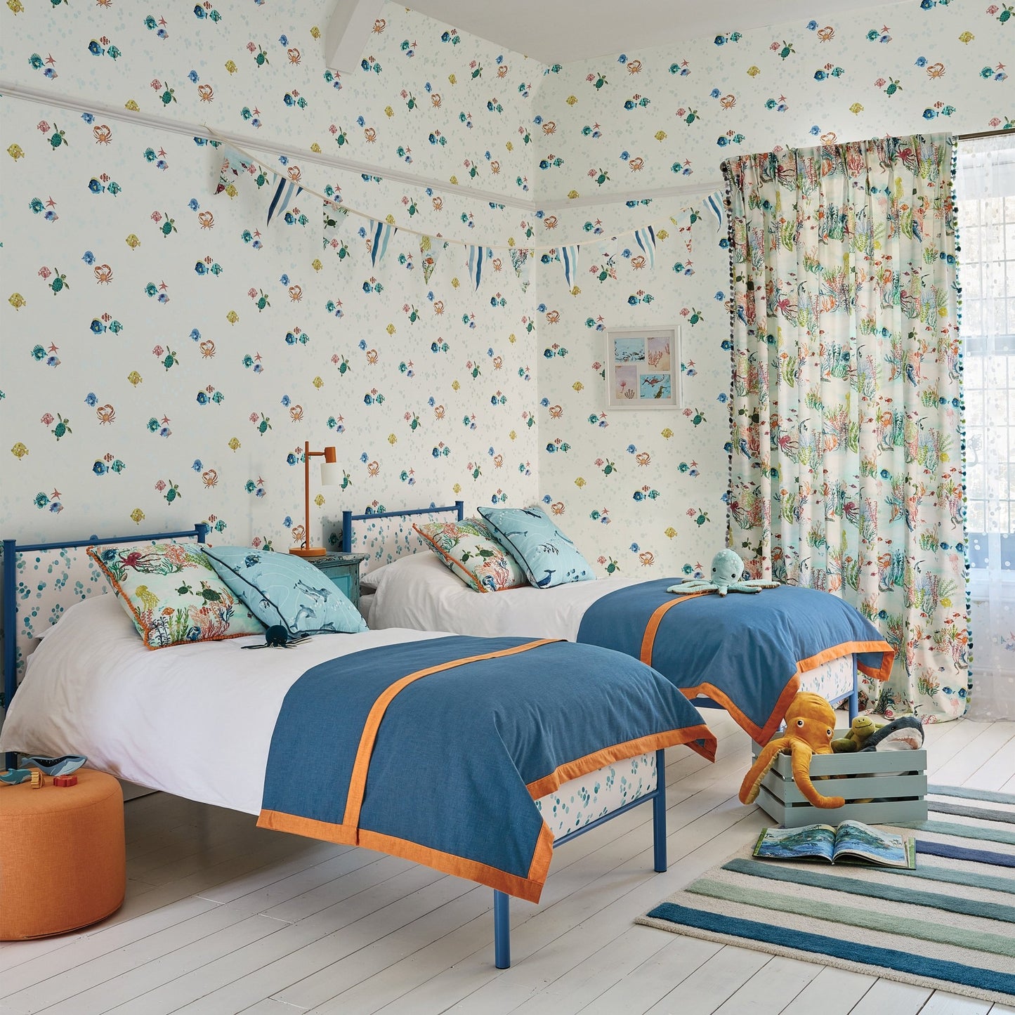 Something Fishy Wallpaper - Multi - Villa Nova - W643/01 - Premier Wallcovering