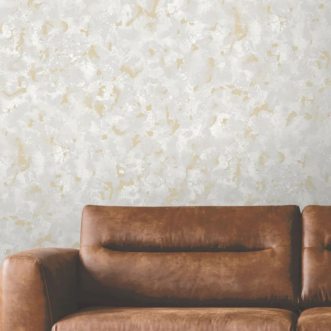 Sonata Texture Wallpaper - Gold - Rasch - 539868 - Premier Wallcovering