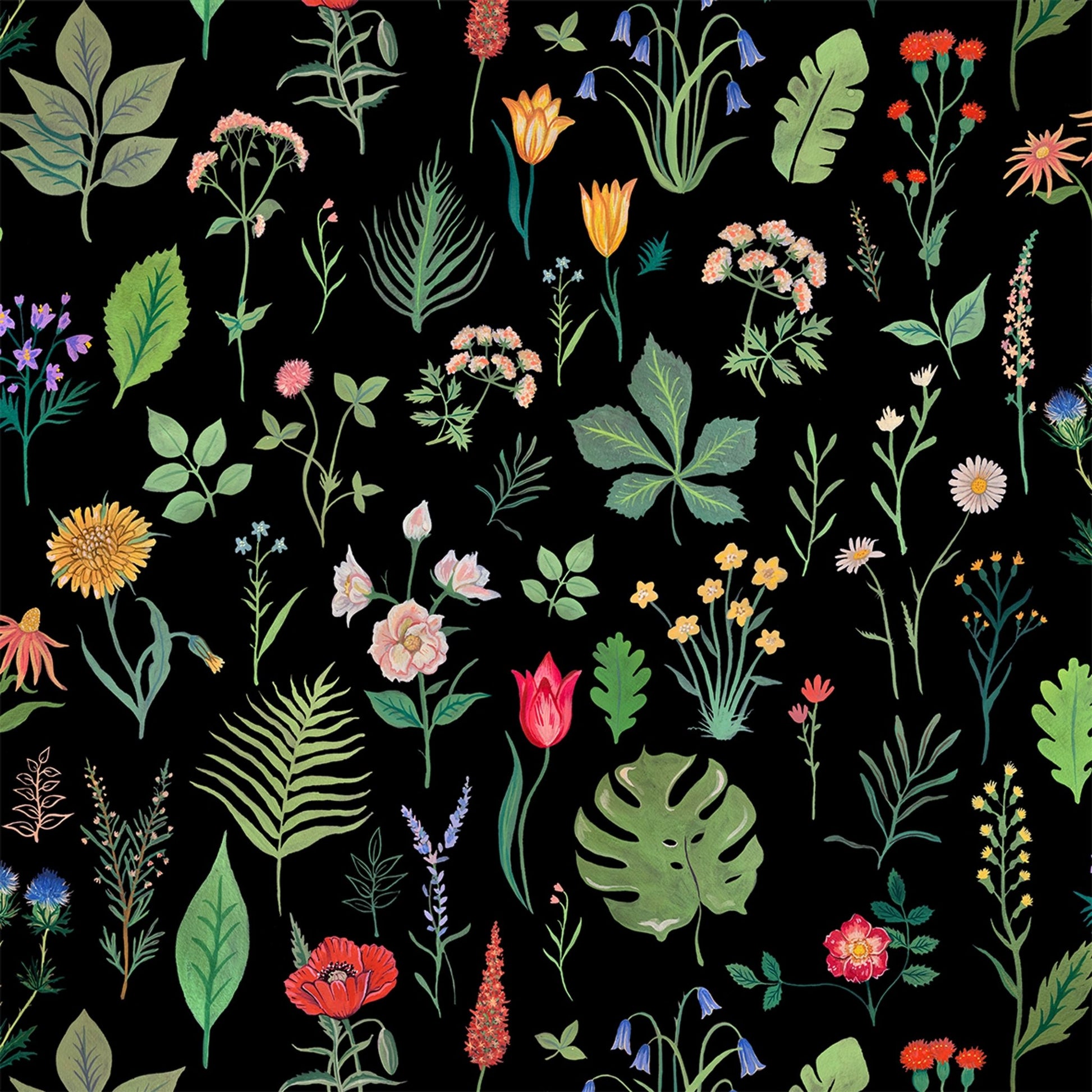 Sonder Wallpaper - Black - Wear The Walls - SRBK894152 - Premier Wallcovering