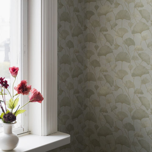 Sophia Wallpaper - Taupe - Boråstapeter - 5529 - Premier Wallcovering