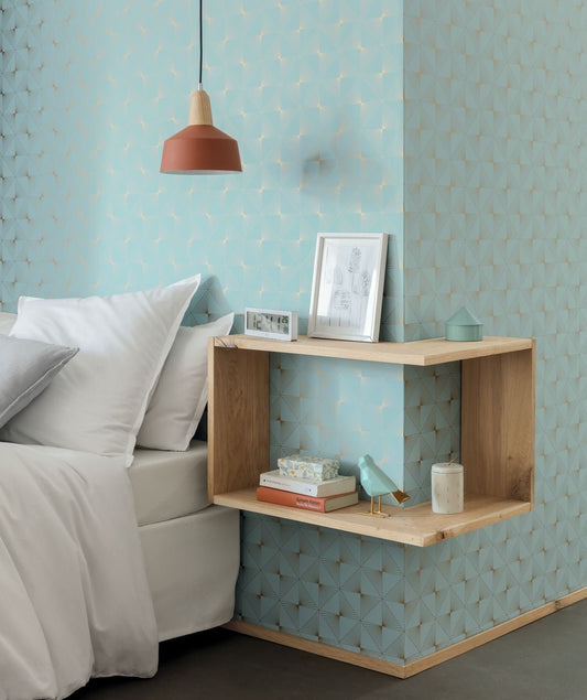 Spaces Lines Wallpaper - Blanc - Caselio - 100130020 - Premier Wallcovering