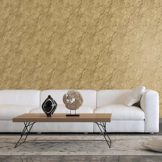 Special FX Special Marble Wallpaper - Gold - Galerie - G68092 - Premier Wallcovering