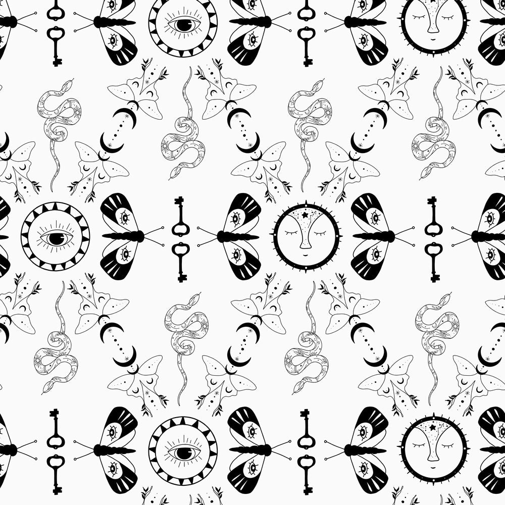 Spellbound Wallpaper - Monochrome - Lust Home - LH900328 - Premier Wallcovering