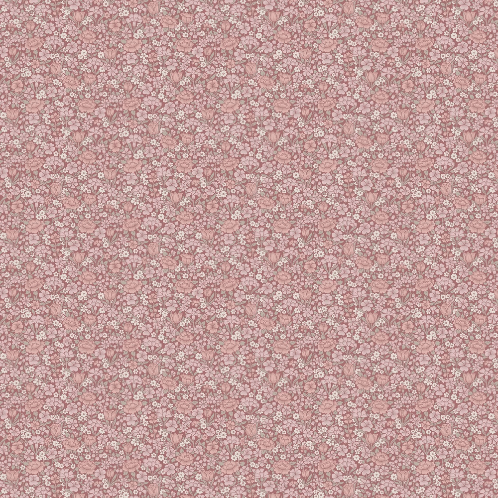 Spring Flowers Wallpaper - Blush - Little Greene - 0267SPBLUSH - Premier Wallcovering