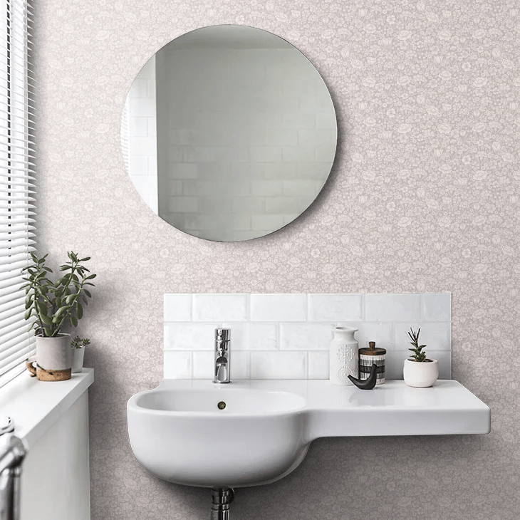 Spring Flowers Wallpaper - French Grey - Little Greene - 0267SPFRENC - Premier Wallcovering