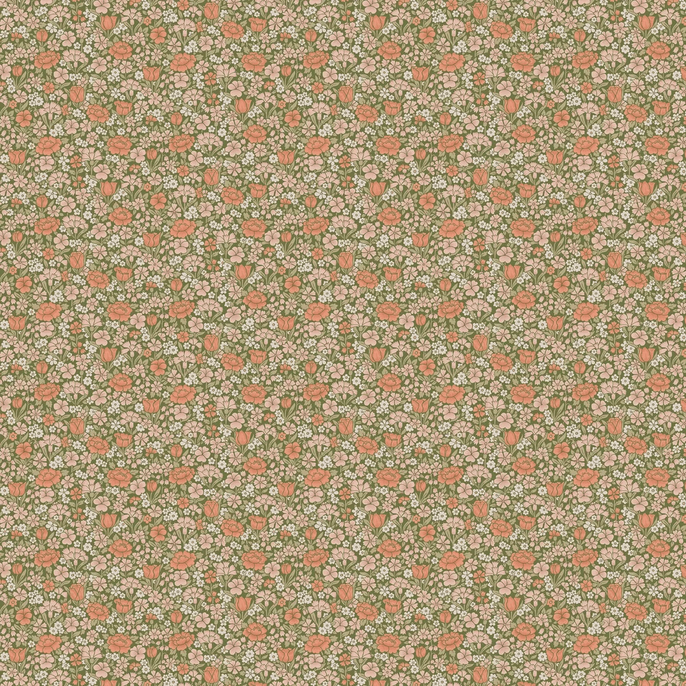 Spring Flowers Wallpaper - Garden - Little Greene - 0267SPGARDE - Premier Wallcovering