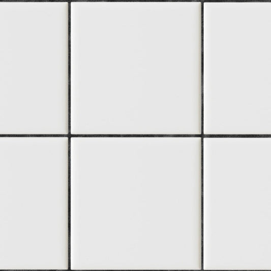 Square Tiles Wallpaper - White - Rebel Walls - R18536 - Premier Wallcovering
