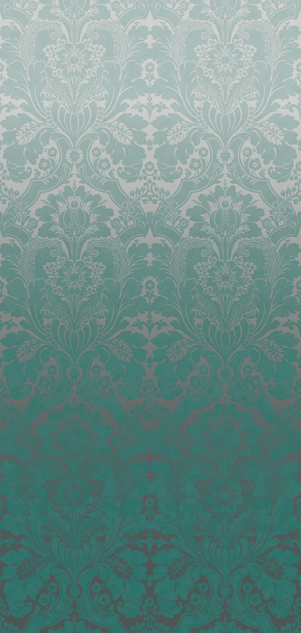 St James's Park Wallpaper Mural - Teal Fade - Little Greene - 0256SJTEALF - Premier Wallcovering