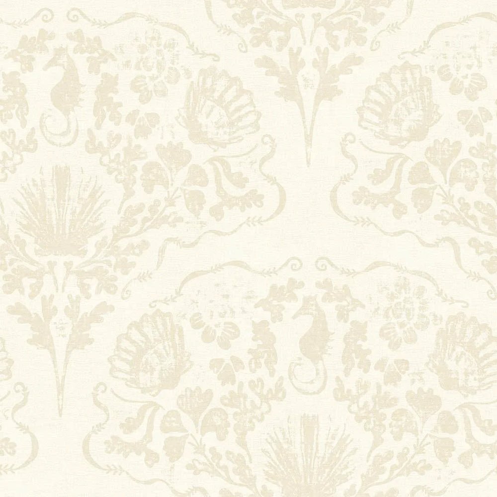 St. Mawes Lace Wallpaper - Shades of Sand - LAN100327 - Lucie Annabel - Premier Wallcovering