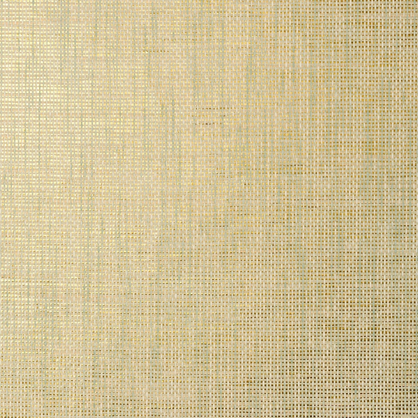 Stablewood Wallpaper - Aqua on Metallic Gold - Thibaut - T41146 - Premier Wallcovering