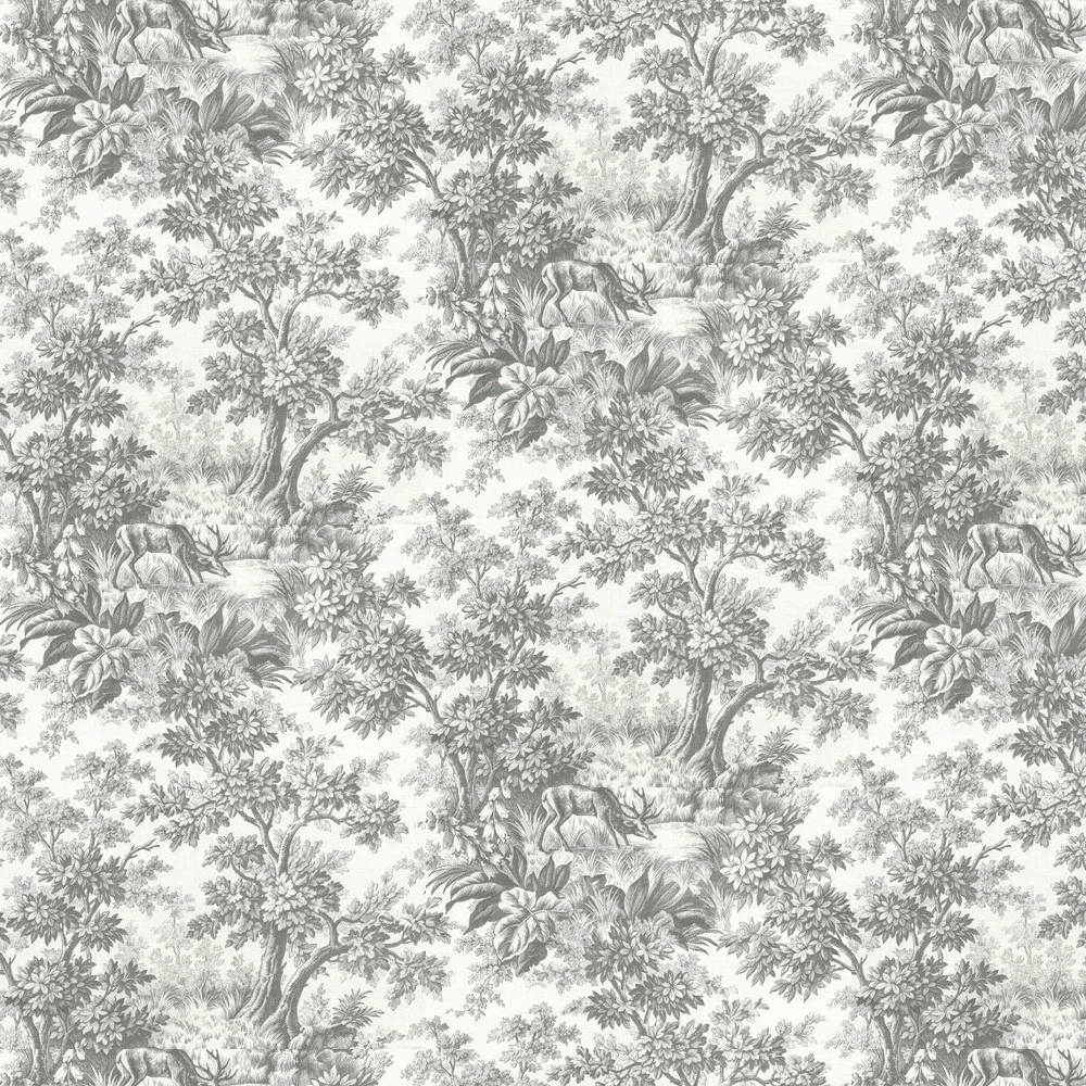 Stag Toile Wallpaper - Moss - Little Greene - 0284SGMOSSZ - Premier Wallcovering