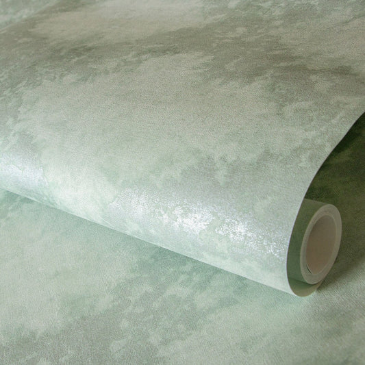 Stamped Crafted Wallpaper - Aqua - Hohenberger - 64984 - Premier Wallcovering