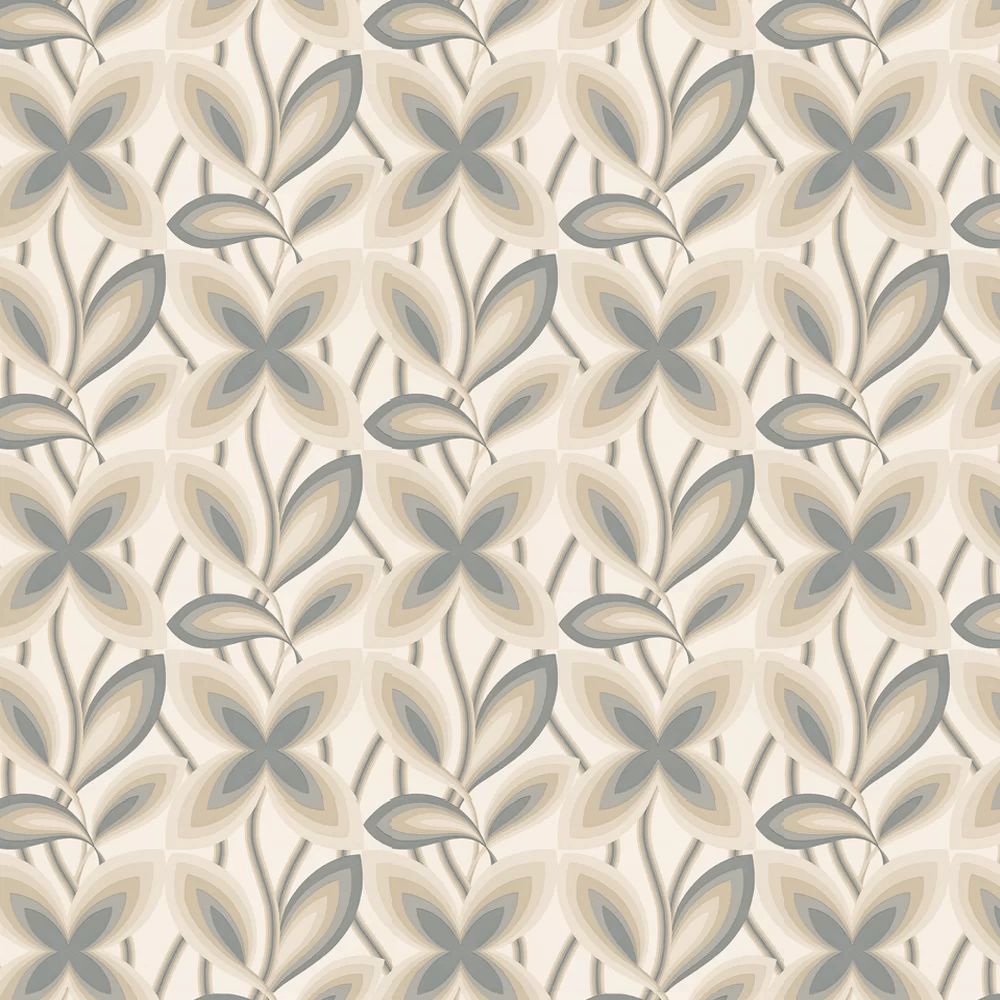 Starflower Wallpaper - Platinum - Little Greene - 0280STPLATI - Premier Wallcovering