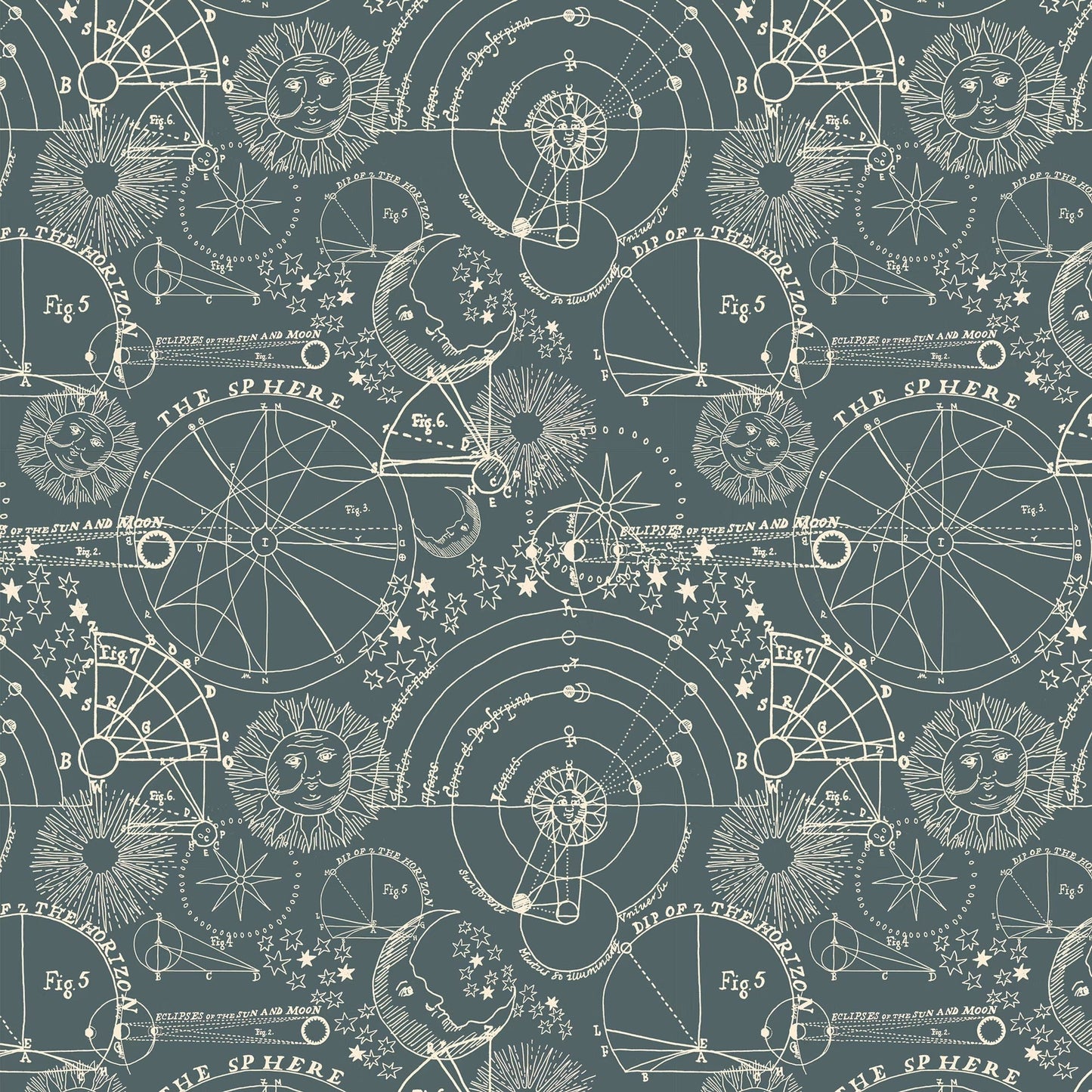 Stargazer Wallpaper - Ink - Fraiche - WP11003 - Premier Wallcovering