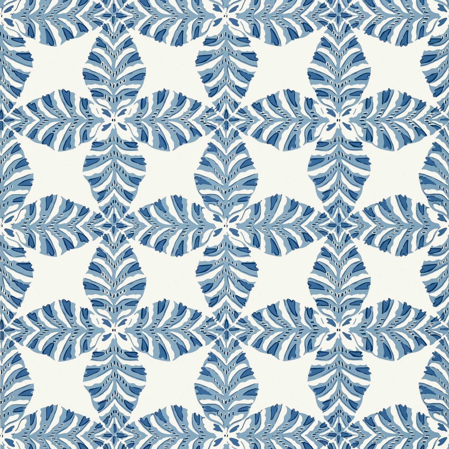 Starleaf Wallpaper - Blue - Thibaut - T2974 - Premier Wallcovering