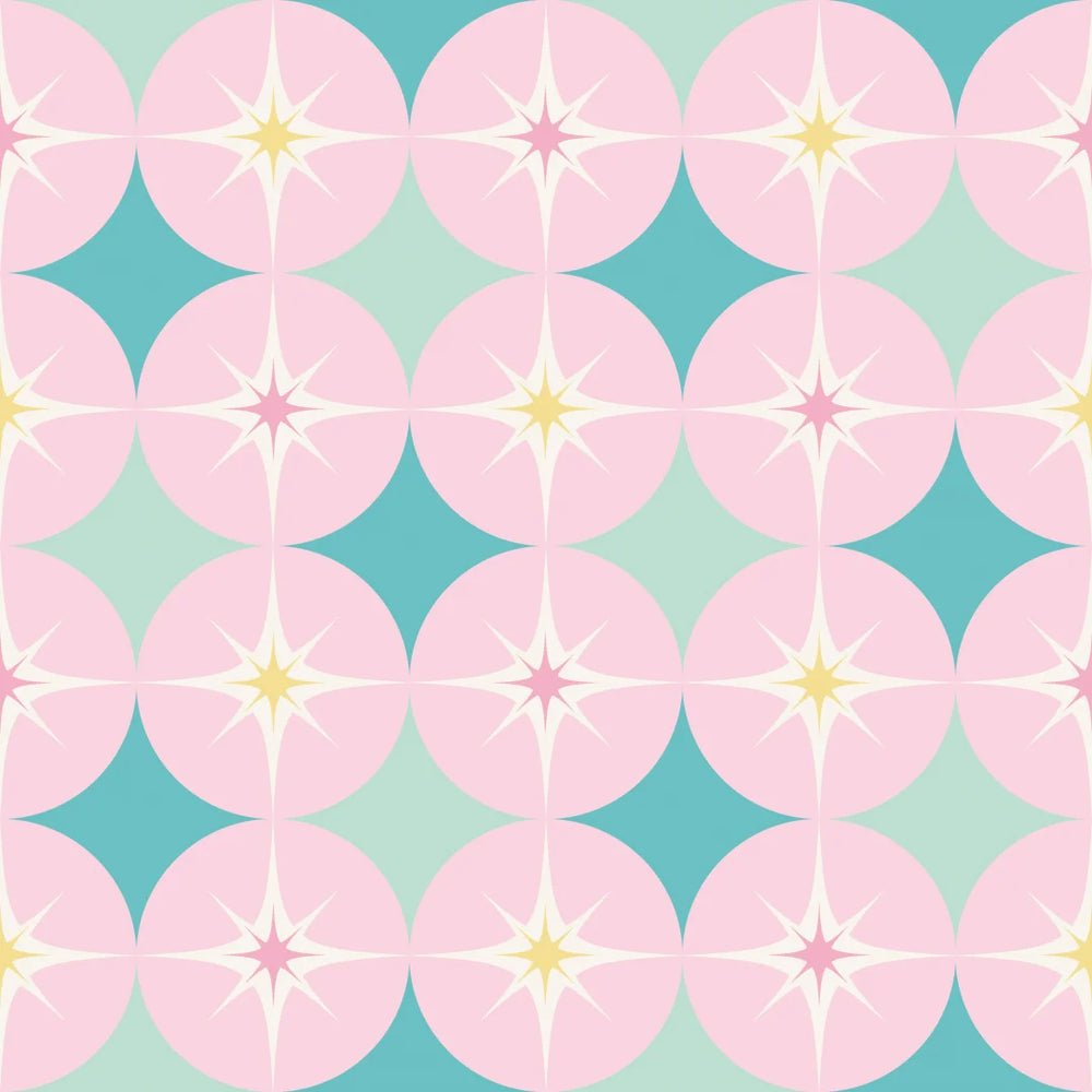 Starstruck Wallpaper - Candy Floss & Mint Milkshake - Lust Home - LH900586 - Premier Wallcovering