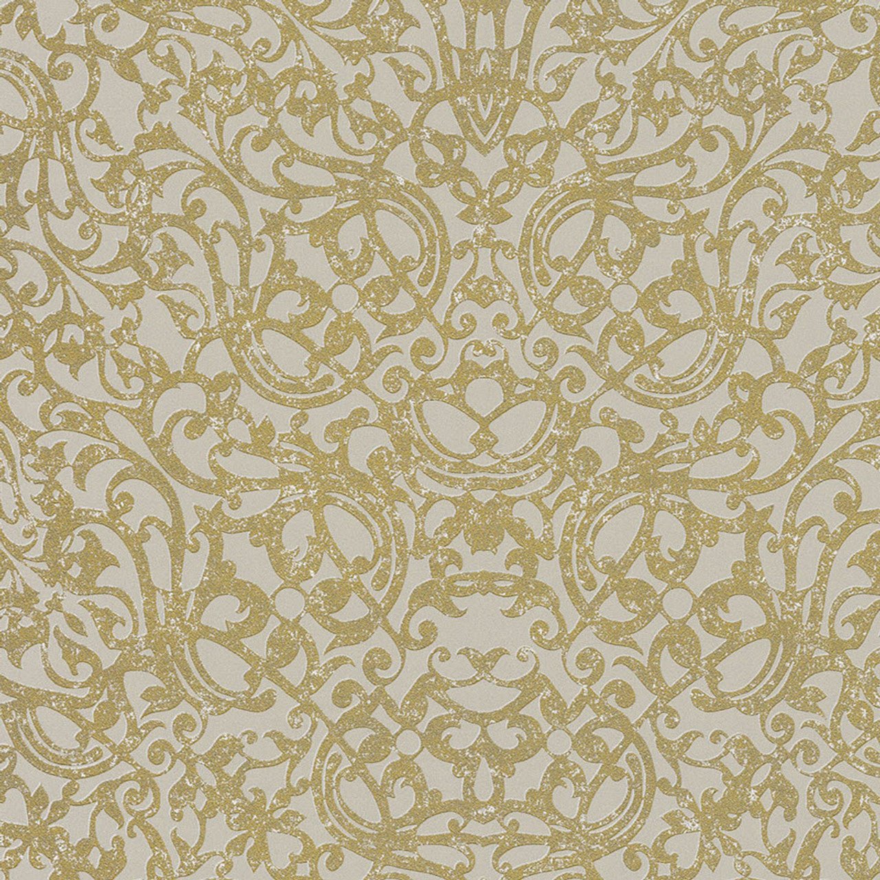 Stature Damask Wallpaper - Gold - Eijffinger - 382503 - Premier Wallcovering