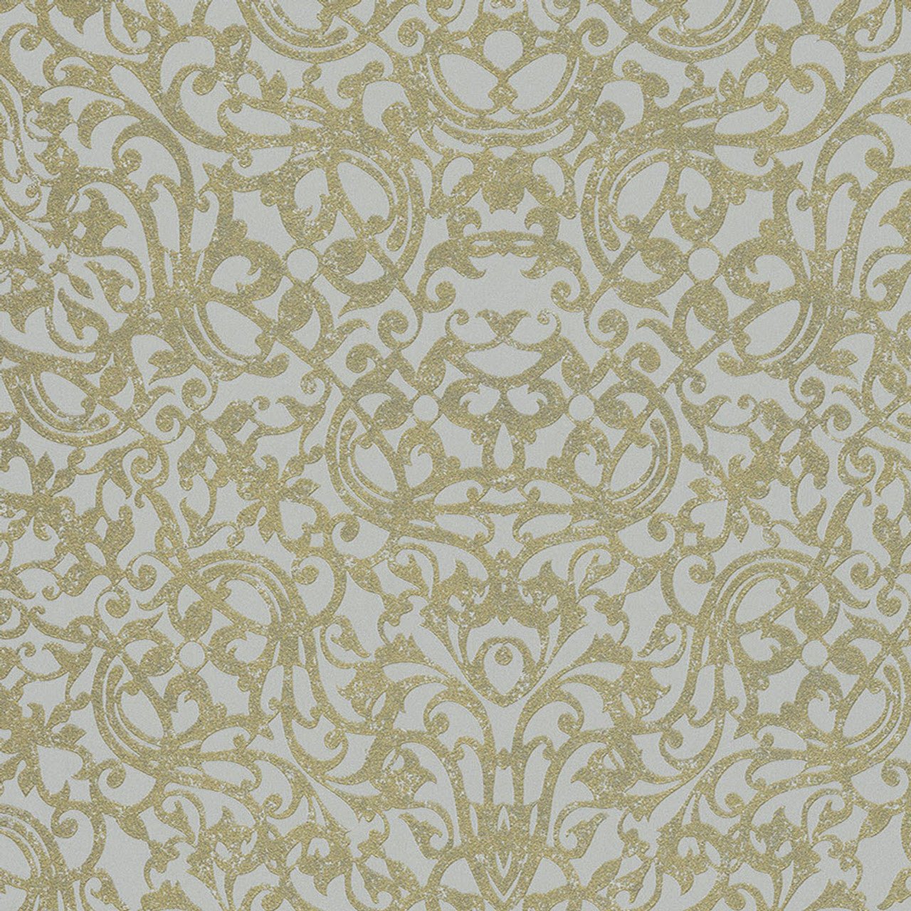 Stature Damask Wallpaper - Blue - Eijffinger - 382502 - Premier Wallcovering