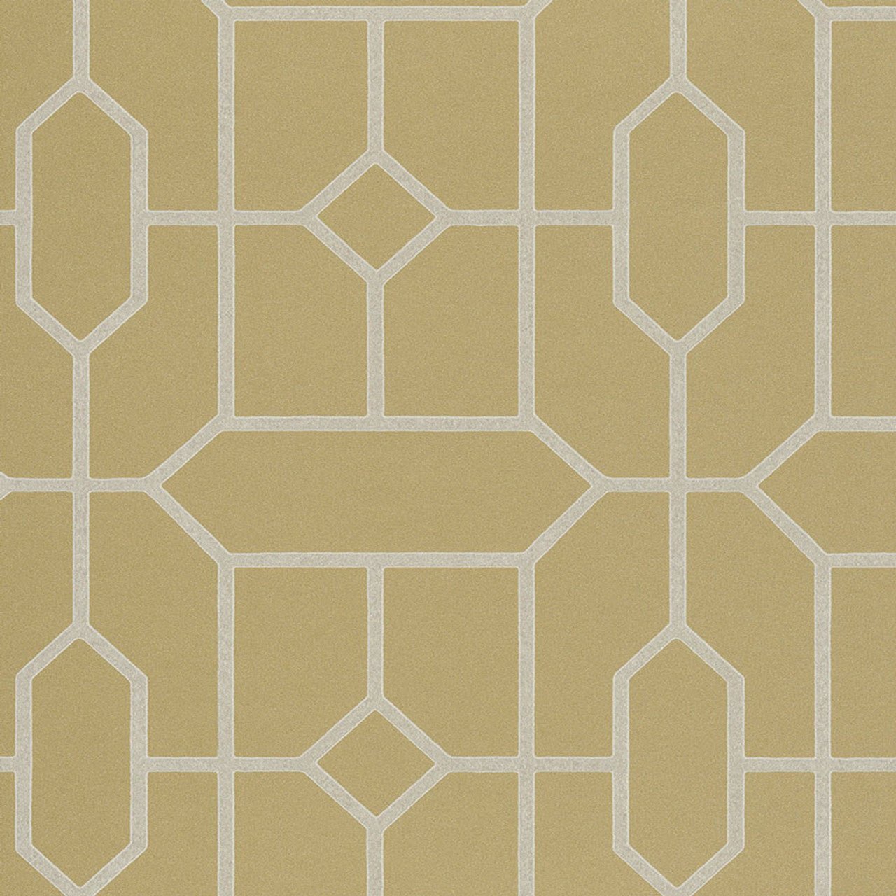 Stature Geometric Wallpaper - Gold - Eijffinger - 382512 - Premier Wallcovering