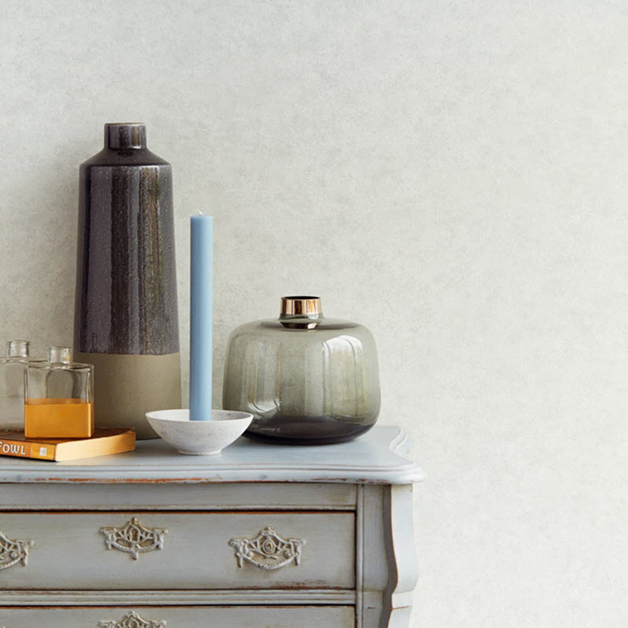 Stature Plain Texture Wallpaper - White - Eijffinger - 382563 - Premier Wallcovering