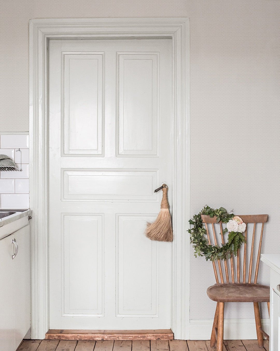 Stella Wallpaper - White - Midbec - 27025 - Premier Wallcovering